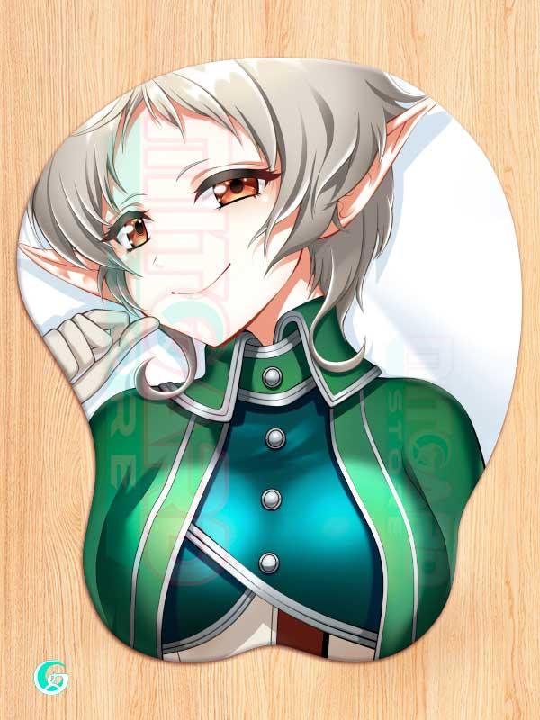 Sylphiette 3D Mouse pad with Gel Wrist rest